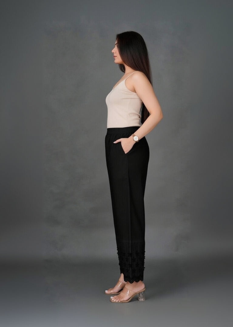 Black 3D Pant