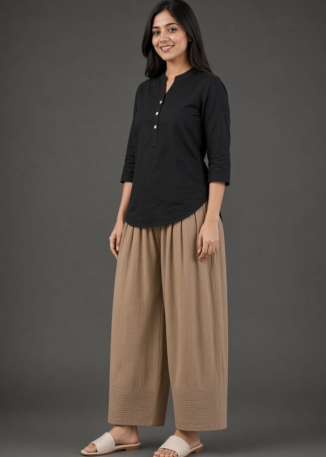 Chikoo Farsi Cotton Pant