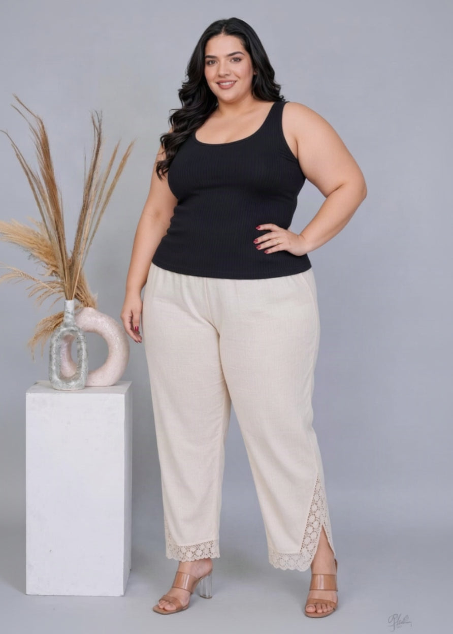 Khadi Side Slit Pant