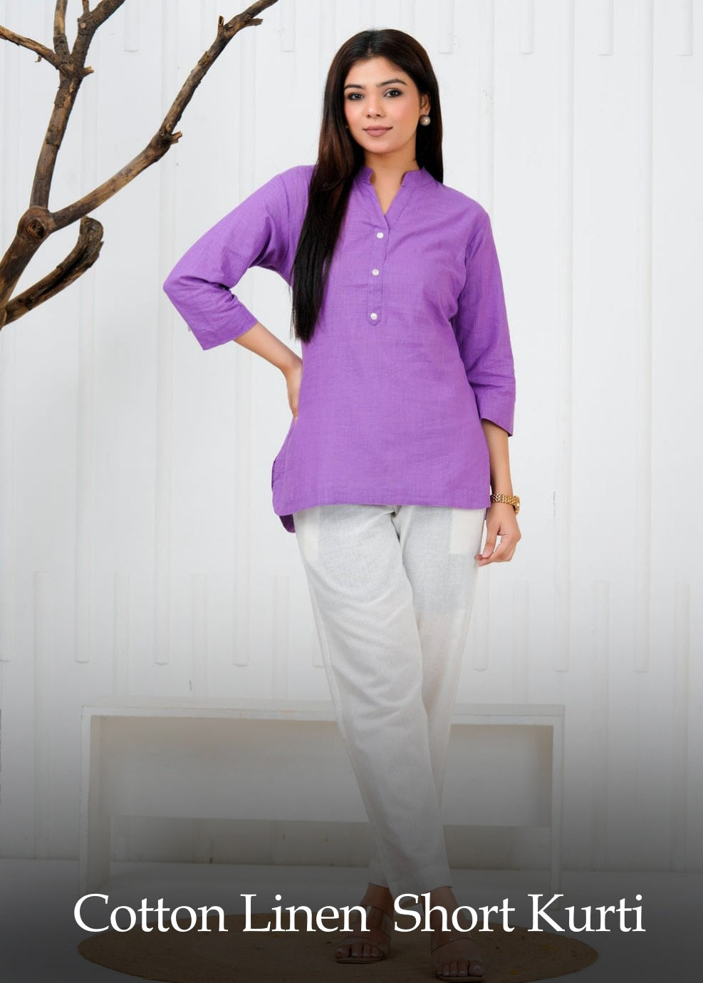 Cotton Linen Kurties