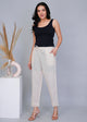Timeless Weave Khadi Crochet Pants