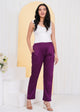 Satin Silk Wine Pant