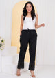 Moonlit Net Black Crochet Pant