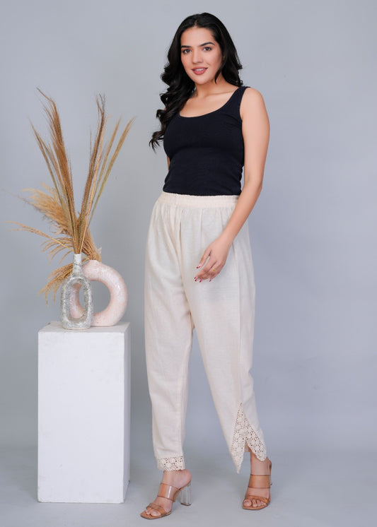 Khadi Side Slit Pant
