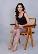 Satin Silk Rose Pink Pant