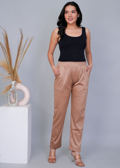 Satin Silk Copper Pant