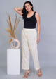 Beige Chikan Pant