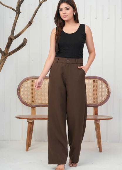 Rich Brown Formal Pant
