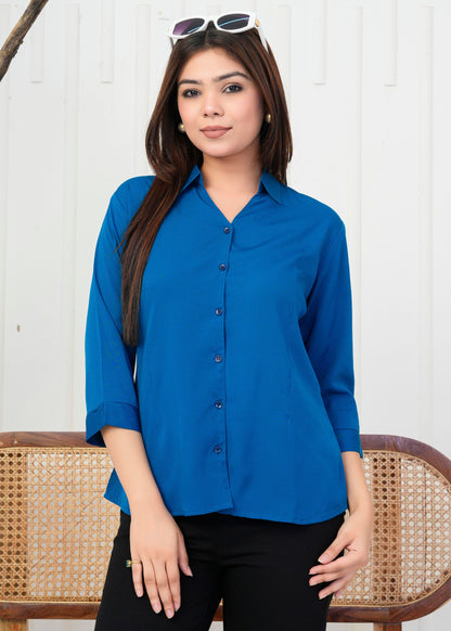 Cobalt Blue Shirt