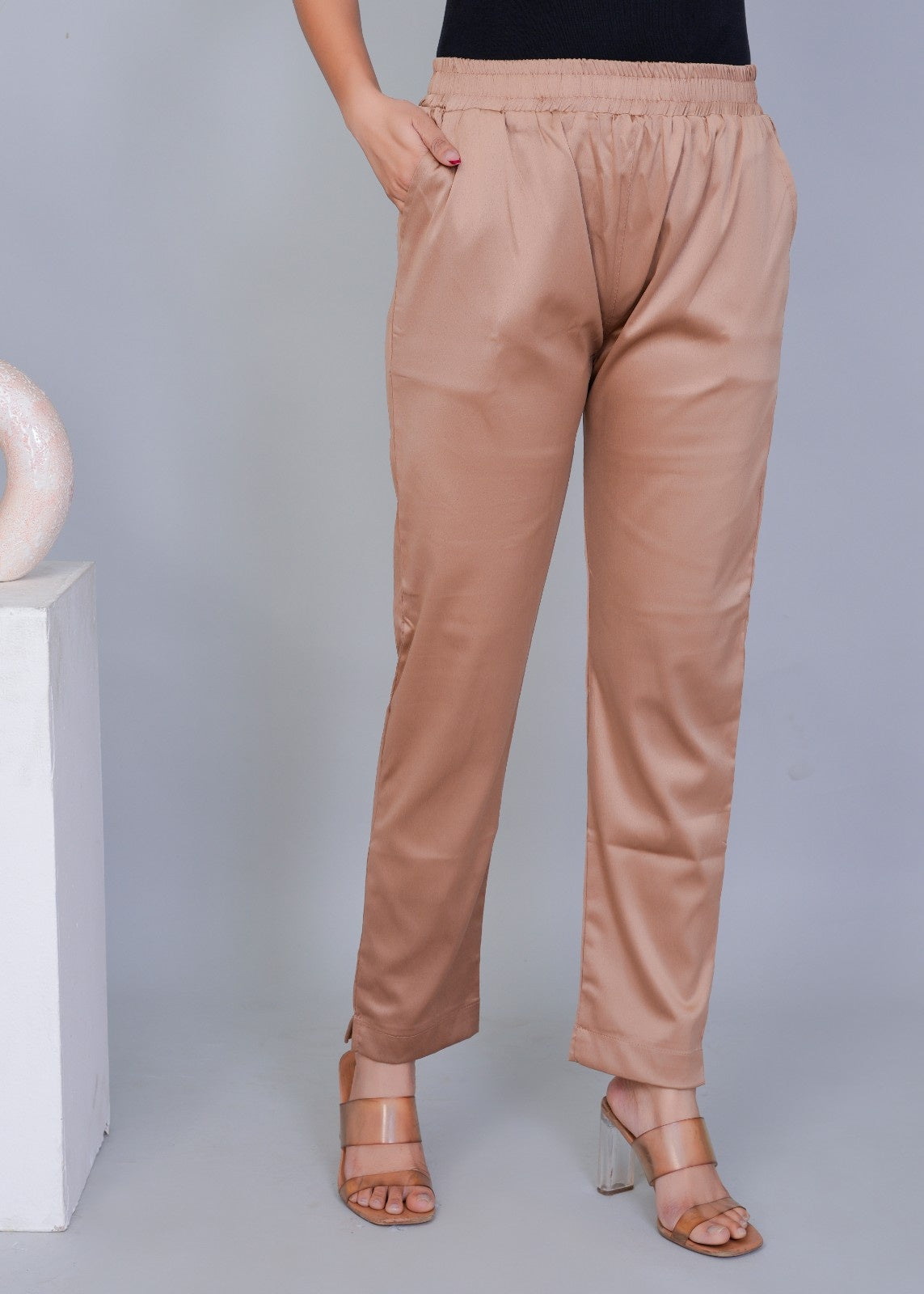 Satin Silk Copper Pant