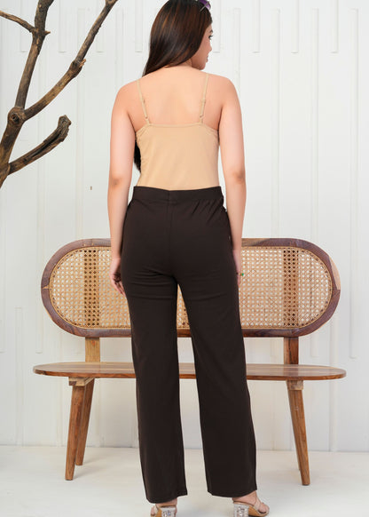 Versatile Brown Everyday Pant