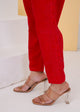 Kashmiri Embroidery Red Pant