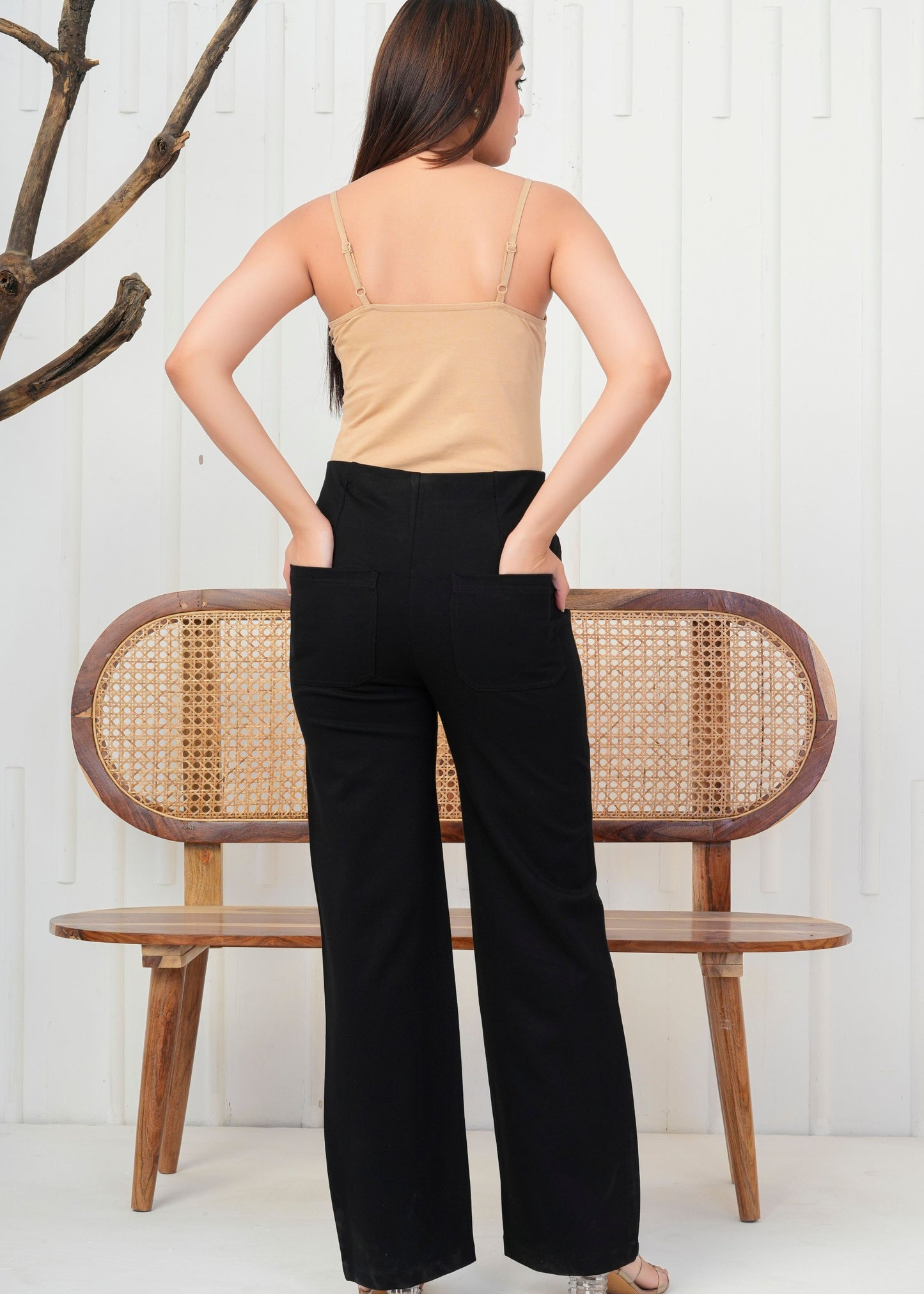 Urban Black Comfort Formal Pant