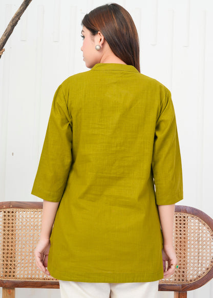 Stylish Olive Green Kurti
