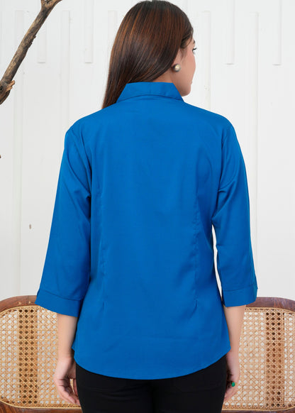 Cobalt Blue Shirt