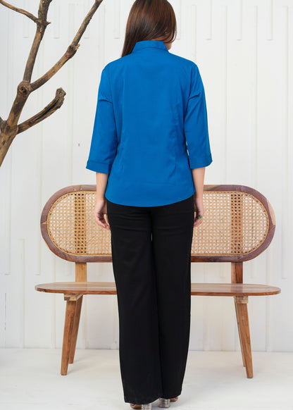 Cobalt Blue Shirt