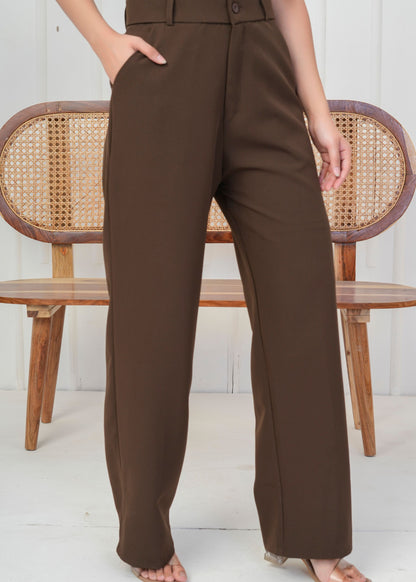 Rich Brown Formal Pant