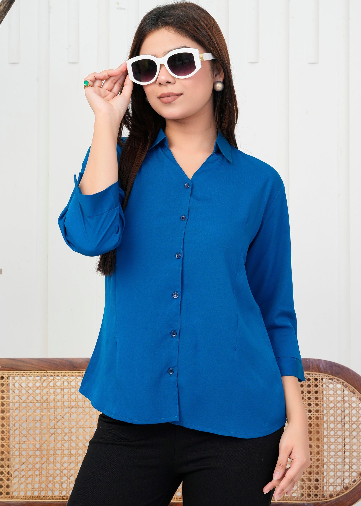 Cobalt Blue Shirt