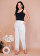 Jasmine Cutwork Off-White Crochet Pant