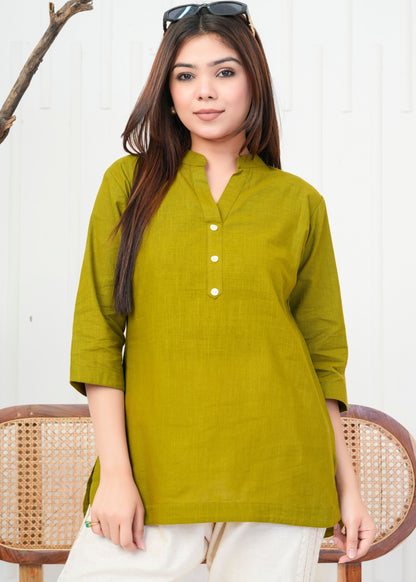 Stylish Olive Green Kurti