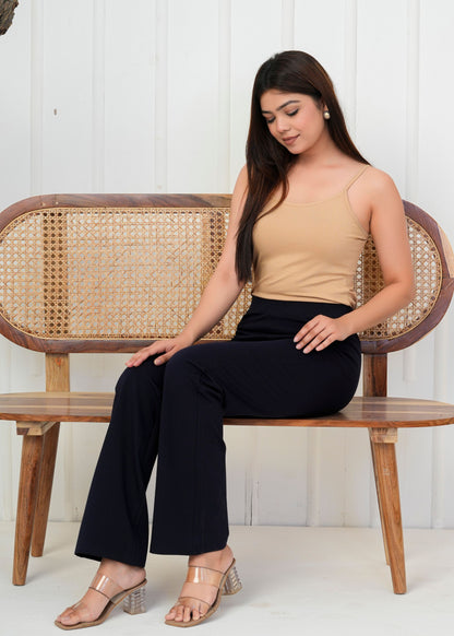 Classic Navy Blue Straight Pant