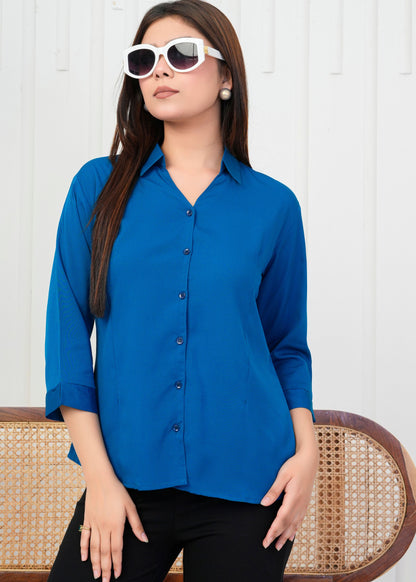 Cobalt Blue Shirt