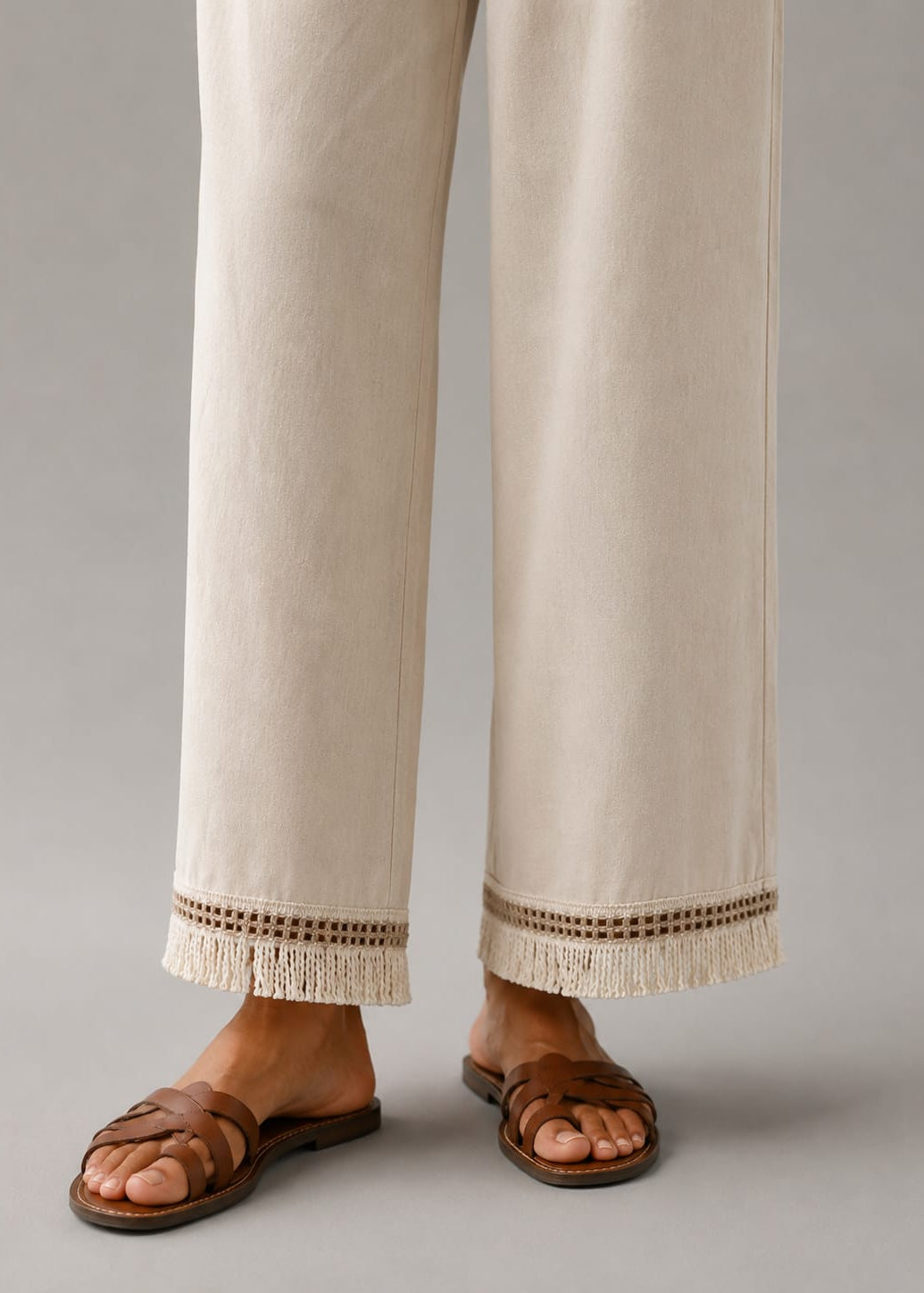 Khadi Crochet Plazzo