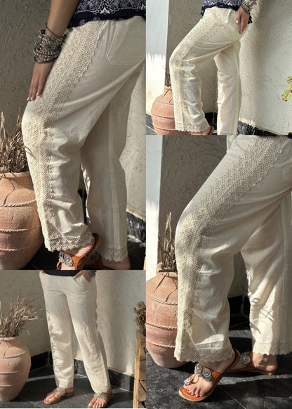 Khadi Full Side Lace Pant