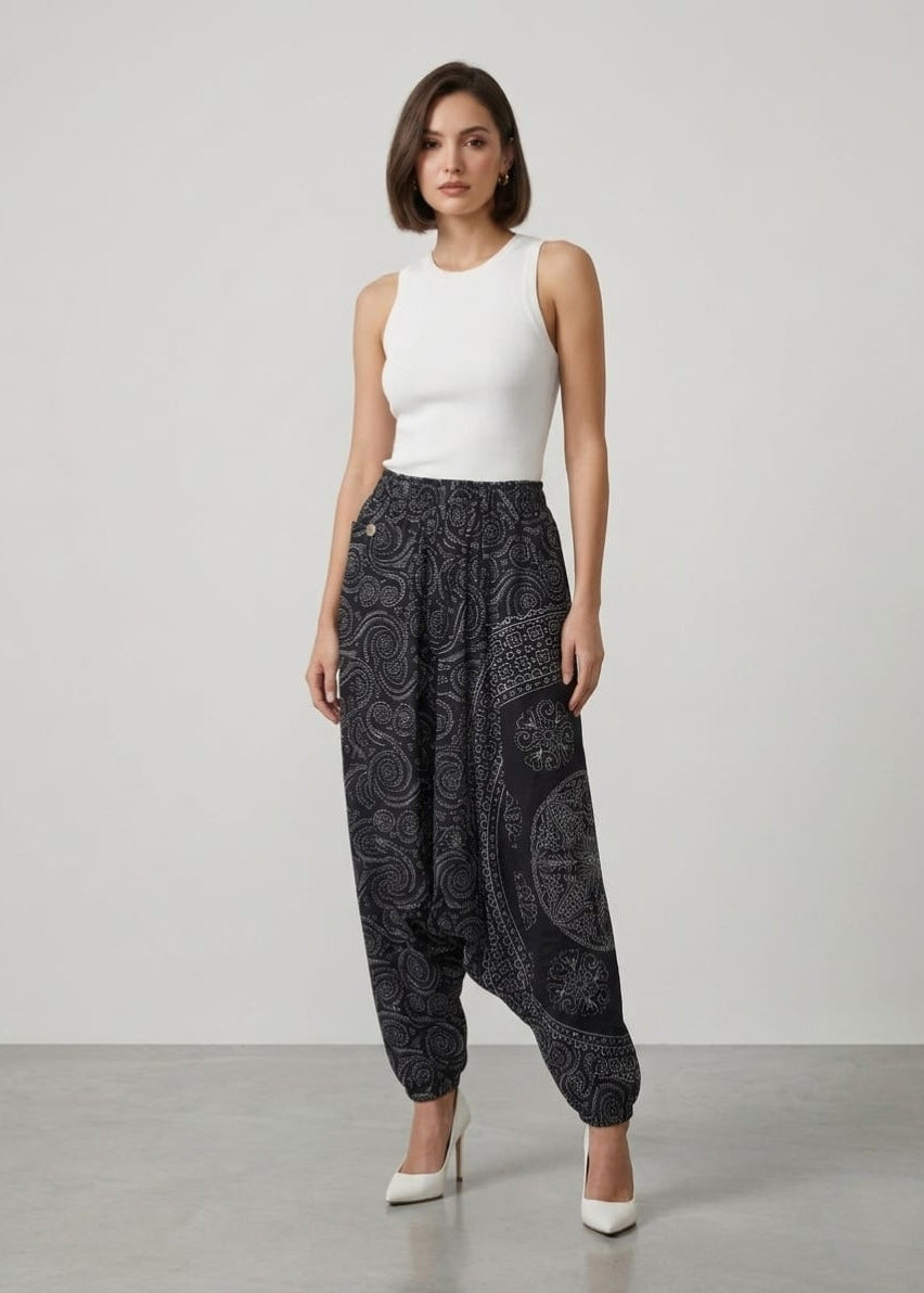 Black Harem Pant