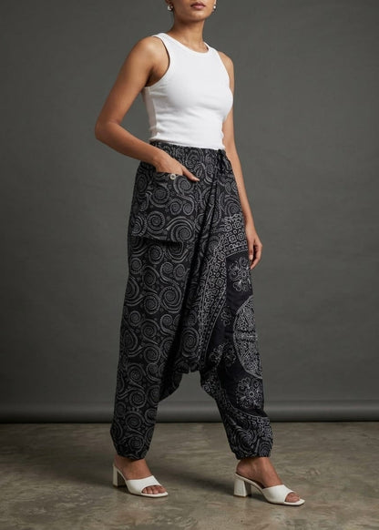 Black Harem Pant