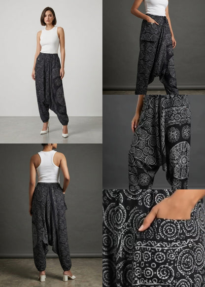 Black Harem Pant