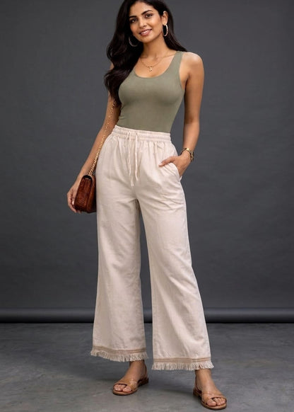 Khadi Crochet Plazzo