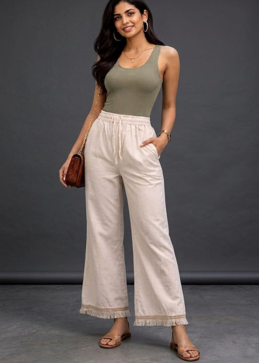 Khadi Crochet Plazzo