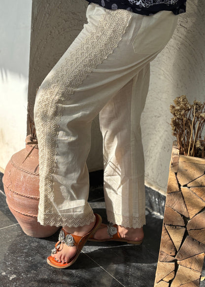 Khadi Full Side Lace Pant
