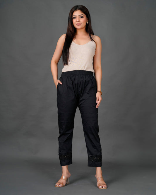 Black Lace Pant