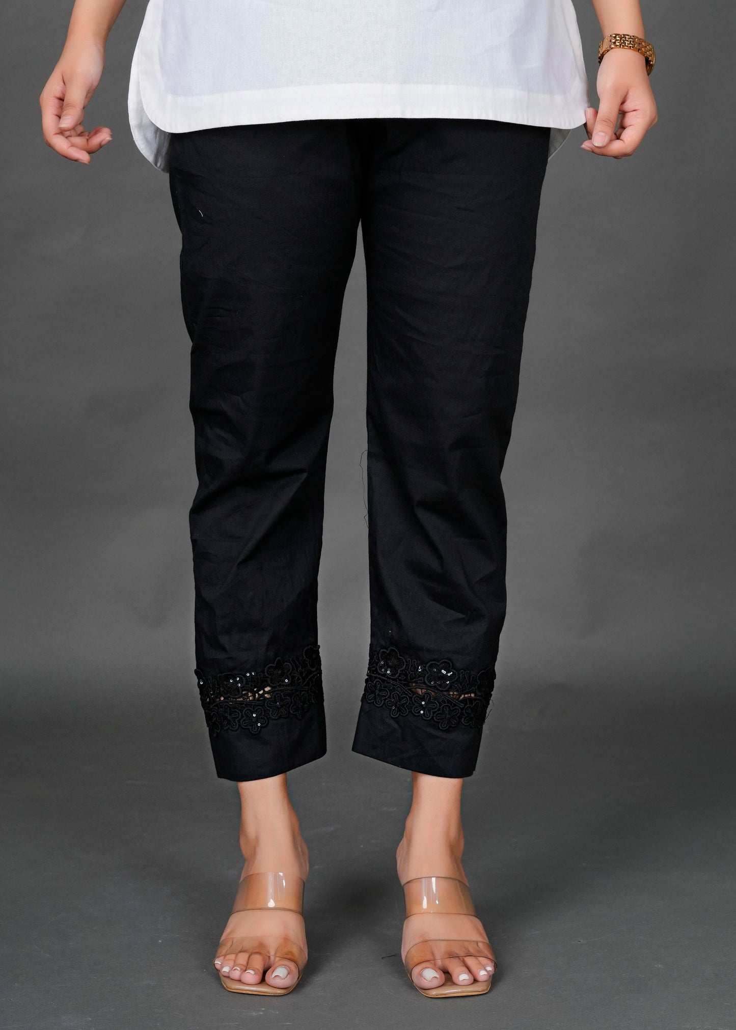 Black Lace Pant