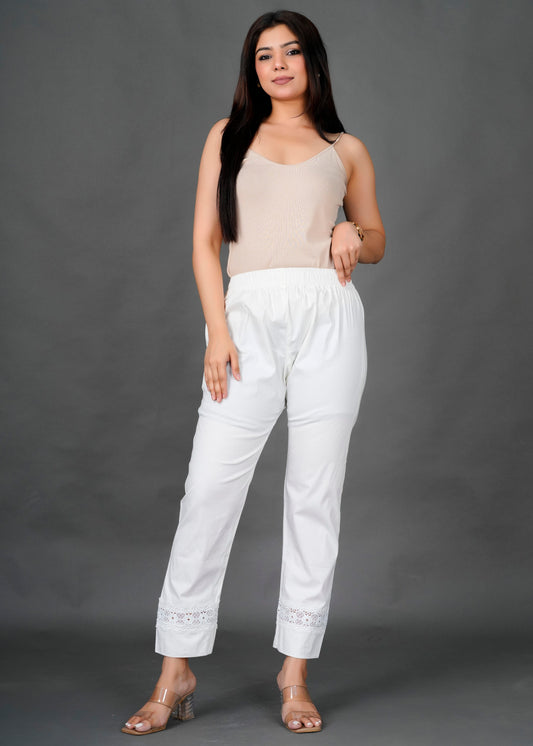 White Lace Pant