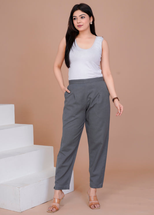 Everyday Cotton Grey Pant