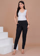 Cotton Lycra Black Pant