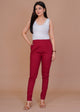 Cotton Lycra Dark Red Pant