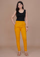 Cotton Lycra Mustard Pant
