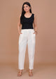 Everyday Cotton Off-white Pant