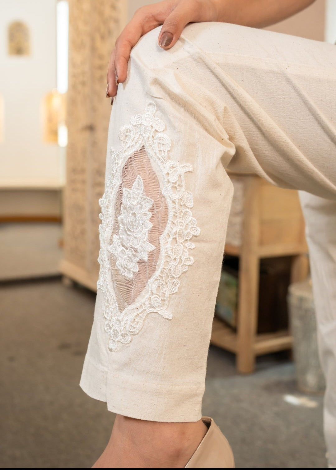 Khadi Patch-Work Pant