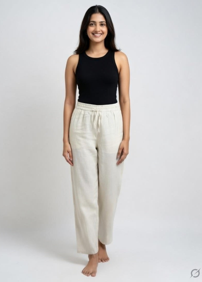 Natural Wide Leg Pant (Dyble)