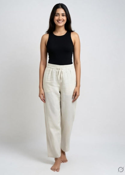 Natural Wide Leg Pant (Dyble)