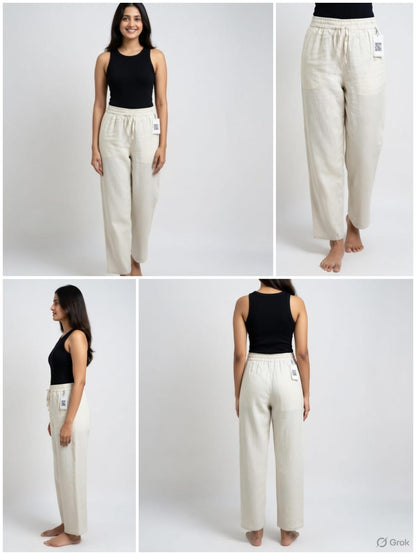 Natural Wide Leg Pant (Dyble)