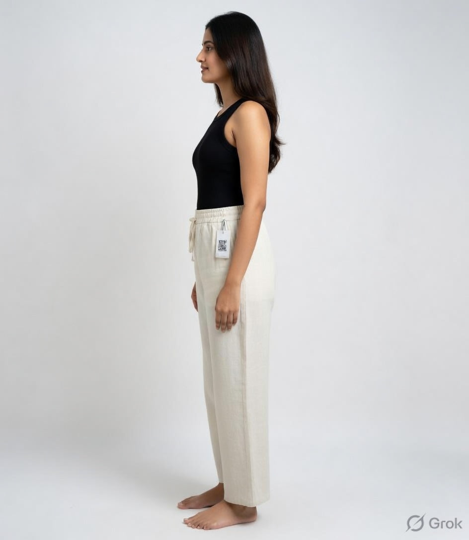 Natural Wide Leg Pant (Dyble)