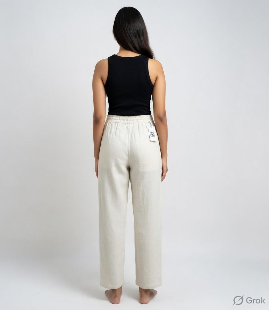 Natural Wide Leg Pant (Dyble)
