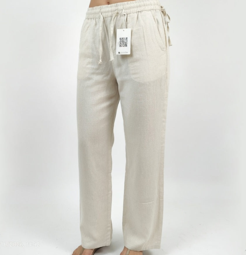Natural Wide Leg Pant (Dyble)