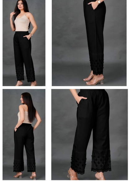 Black 3D Pant